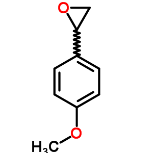 2-(4-甲氧基苯基)環(huán)氧乙烷結(jié)構(gòu)式_6388-72-3結(jié)構(gòu)式