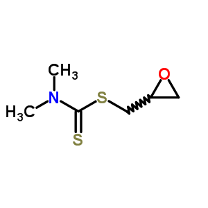 Dimethyldithiocarbamic acid glycidyl esterStructure,63884-47-9Structure Dimethyldithiocarbamic acid glycidyl ester Structure,63884-47-9Structure