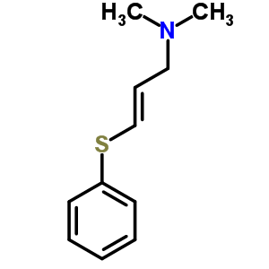 3-(Phenylthio)-n,n-dimethyl-2-propen-1-amineStructure,63905-40-8Structure 3-(Phenylthio)-n,n-dimethyl-2-propen-1-amine Structure,63905-40-8Structure
