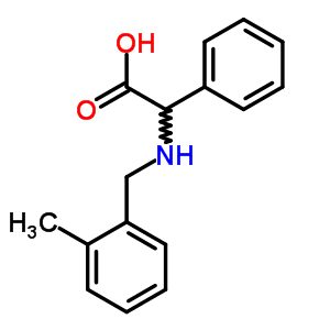 2-Phenyl-2-(2-methylbenzylamino)acetic acidStructure,63906-48-9Structure 2-Phenyl-2-(2-methylbenzylamino)acetic acid Structure,63906-48-9Structure