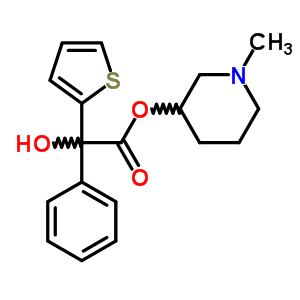 α-(2-thienyl)-α-hydroxybenzeneacetic acid 1-methyl-3-piperidinyl esterStructure,63917-18-0Structure α-(2-thienyl)-α-hydroxybenzeneacetic acid 1-methyl-3-piperidinyl ester Structure,63917-18-0Structure