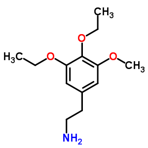 3,4-Diethoxy-5-methoxyphenethylamineStructure,63918-08-1Structure 3,4-Diethoxy-5-methoxyphenethylamine Structure,63918-08-1Structure