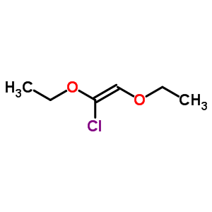 1,2-Diethoxy-1-chloroetheneStructure,63918-51-4Structure 1,2-Diethoxy-1-chloroethene Structure,63918-51-4Structure