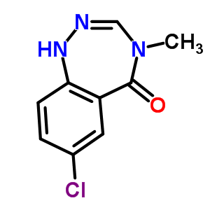 5H-1,2,4-benzotriazepin-5-one,7-chloro-1,4-dihydro-4-methyl-Structure,63931-68-0Structure 5H-1,2,4-benzotriazepin-5-one,7-chloro-1,4-dihydro-4-methyl- Structure,63931-68-0Structure