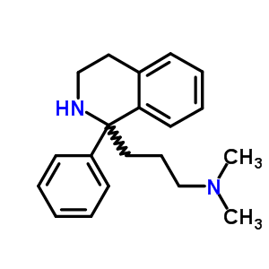 1,2,3,4-Tetrahydro-1-(3-dimethylaminopropyl)-1-phenylisoquinolineStructure,63937-68-8Structure 1,2,3,4-Tetrahydro-1-(3-dimethylaminopropyl)-1-phenylisoquinoline Structure,63937-68-8Structure