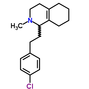 1-(4-Chlorophenethyl)-2-methyl-1,2,3,4,5,6,7,8-octahydroisoquinolineStructure,63937-99-5Structure 1-(4-Chlorophenethyl)-2-methyl-1,2,3,4,5,6,7,8-octahydroisoquinoline Structure,63937-99-5Structure