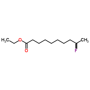 9-氟癸酸乙酯結(jié)構(gòu)式_63977-32-2結(jié)構(gòu)式