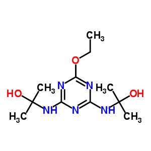 6-乙氧基-N,N-雙(2-羥基-1-甲基乙基)-1,3,5-三嗪-2,4-二胺結(jié)構(gòu)式_63979-39-5結(jié)構(gòu)式