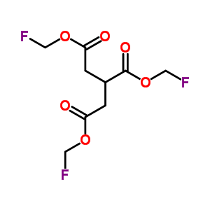 1,2,3-Propanetricarboxylic acid tris(fluoromethyl) esterStructure,63991-73-1Structure 1,2,3-Propanetricarboxylic acid tris(fluoromethyl) ester Structure,63991-73-1Structure