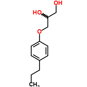 3-(P-propylphenoxy)-1,2-propanediolStructure,63991-79-7Structure 3-(P-propylphenoxy)-1,2-propanediol Structure,63991-79-7Structure