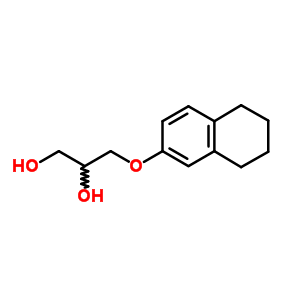 3-(5,6,7,8-Tetrahydronaphthalen-2-yloxy)-1,2-propanediolStructure,63991-84-4Structure 3-(5,6,7,8-Tetrahydronaphthalen-2-yloxy)-1,2-propanediol Structure,63991-84-4Structure