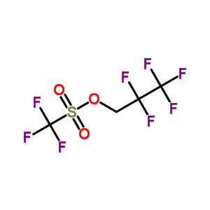 2,2,3,3,3-Pentafluoropropyl trifluoromethanesulfonateStructure,6401-00-9Structure 2,2,3,3,3-Pentafluoropropyl trifluoromethanesulfonate Structure,6401-00-9Structure