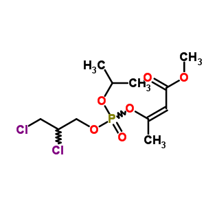 1-Methoxycarbonyl-1-propen-2-yl =2,3-dichloropropylisopropylphosphateStructure,64011-85-4Structure 1-Methoxycarbonyl-1-propen-2-yl =2,3-dichloropropylisopropylphosphate Structure,64011-85-4Structure