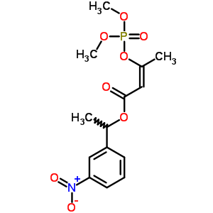 3-(Dimethoxyphosphinyloxy)-2-butenoic acid α-methyl-m-nitrobenzyl esterStructure,64011-86-5Structure 3-(Dimethoxyphosphinyloxy)-2-butenoic acid α-methyl-m-nitrobenzyl ester Structure,64011-86-5Structure