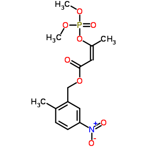 3-(Dimethoxyphosphinyloxy)-2-butenoic acid 2-methyl-5-nitrobenzyl esterStructure,64011-87-6Structure 3-(Dimethoxyphosphinyloxy)-2-butenoic acid 2-methyl-5-nitrobenzyl ester Structure,64011-87-6Structure