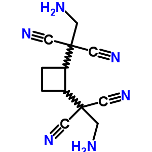 1,2-Bis(2-amino-1,1-dicyanoethyl)cyclobutaneStructure,64011-91-2Structure 1,2-Bis(2-amino-1,1-dicyanoethyl)cyclobutane Structure,64011-91-2Structure