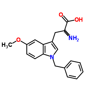 (αs)-α-amino-1-benzyl-5-methoxy-1h-indole-3-propionic acidStructure,64024-04-0Structure (αs)-α-amino-1-benzyl-5-methoxy-1h-indole-3-propionic acid Structure,64024-04-0Structure