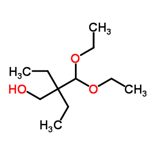 2-(Diethoxymethyl)-2-ethyl-1-butanolStructure,64037-39-4Structure 2-(Diethoxymethyl)-2-ethyl-1-butanol Structure,64037-39-4Structure