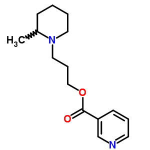 3-(2-Methylpiperidino)propyl =nicotinateStructure,64038-02-4Structure 3-(2-Methylpiperidino)propyl =nicotinate Structure,64038-02-4Structure