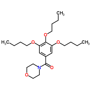 4-(3,4,5-Tributoxybenzoyl)morpholineStructure,64038-94-4Structure 4-(3,4,5-Tributoxybenzoyl)morpholine Structure,64038-94-4Structure