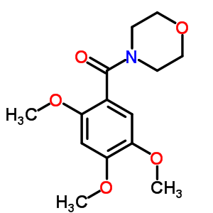 4-(2,4,5-Trimethoxybenzoyl)morpholineStructure,64038-96-6Structure 4-(2,4,5-Trimethoxybenzoyl)morpholine Structure,64038-96-6Structure
