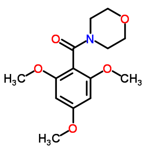4-(2,4,6-Trimethoxybenzoyl)morpholineStructure,64038-97-7Structure 4-(2,4,6-Trimethoxybenzoyl)morpholine Structure,64038-97-7Structure