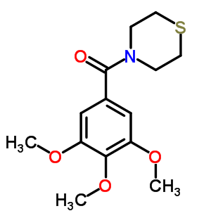 4-(3,4,5-Trimethoxybenzoyl)thiomorpholineStructure,64038-98-8Structure 4-(3,4,5-Trimethoxybenzoyl)thiomorpholine Structure,64038-98-8Structure