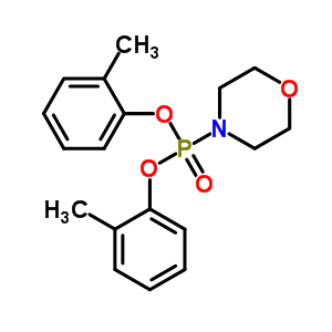 嗎啉磷酸二鄰甲苯酯結(jié)構(gòu)式_64039-15-2結(jié)構(gòu)式