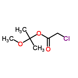Chloroacetic acid 1-methoxy-1-methylethyl esterStructure,64046-46-4Structure Chloroacetic acid 1-methoxy-1-methylethyl ester Structure,64046-46-4Structure