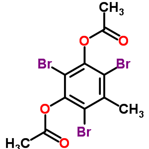 2,4,6-Tribromo-5-methyl-1,3-benzenediol diacetateStructure,64046-60-2Structure 2,4,6-Tribromo-5-methyl-1,3-benzenediol diacetate Structure,64046-60-2Structure