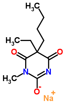 5-Butyl-5-ethyl-1-methyl-2-sodiooxy-4,6(1h,5h)-pyrimidinedioneStructure,64058-00-0Structure 5-Butyl-5-ethyl-1-methyl-2-sodiooxy-4,6(1h,5h)-pyrimidinedione Structure,64058-00-0Structure