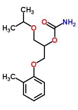 1-Isopropoxy-3-(o-tolyloxy)-2-propanol carbamateStructure,64059-09-2Structure 1-Isopropoxy-3-(o-tolyloxy)-2-propanol carbamate Structure,64059-09-2Structure