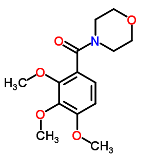 4-(2,3,4-Trimethoxybenzoyl)morpholineStructure,64059-58-1Structure 4-(2,3,4-Trimethoxybenzoyl)morpholine Structure,64059-58-1Structure