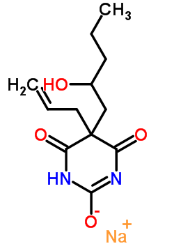 5-Allyl-5-(2-penten-1-yl)-2-sodiooxy-4,6(1h,5h)-pyrimidinedioneStructure,64082-42-4Structure 5-Allyl-5-(2-penten-1-yl)-2-sodiooxy-4,6(1h,5h)-pyrimidinedione Structure,64082-42-4Structure