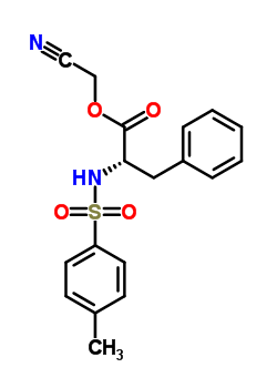 N-(p-tolylsulfonyl)-l-phenylalanine cyanomethyl esterStructure,64187-44-6Structure N-(p-tolylsulfonyl)-l-phenylalanine cyanomethyl ester Structure,64187-44-6Structure