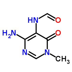 Formamide,n-(4-amino-1,6-dihydro-1-methyl-6-oxo-5-pyrimidinyl)-Structure,64194-59-8Structure Formamide,n-(4-amino-1,6-dihydro-1-methyl-6-oxo-5-pyrimidinyl)- Structure,64194-59-8Structure