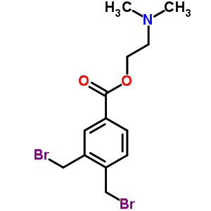2-Dimethylaminoethyl 3,4-bis(bromomethyl)benzoateStructure,64236-17-5Structure 2-Dimethylaminoethyl 3,4-bis(bromomethyl)benzoate Structure,64236-17-5Structure
