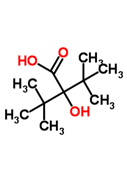 Butanoic acid,2-(1,1-dimethylethyl)-2-hydroxy-3,3-dimethyl-Structure,64264-39-7Structure Butanoic acid,2-(1,1-dimethylethyl)-2-hydroxy-3,3-dimethyl- Structure,64264-39-7Structure