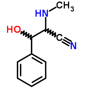 Benzenepropanenitrile, b-hydroxy-a-(methylamino)-Structure,64399-68-4Structure Benzenepropanenitrile, b-hydroxy-a-(methylamino)- Structure,64399-68-4Structure
