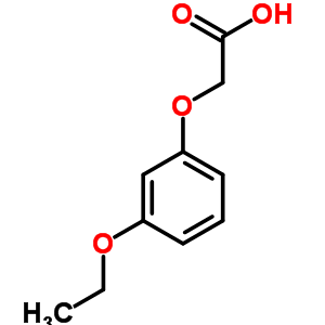 Aceticacid, 2-(3-ethoxyphenoxy)-Structure,6459-12-7Structure Aceticacid, 2-(3-ethoxyphenoxy)- Structure,6459-12-7Structure