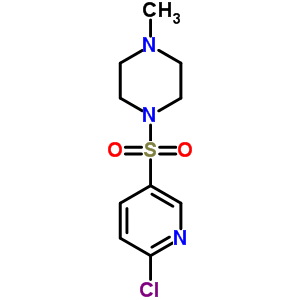 1-(6-Chloro-pyridine-3-sulfonyl)-4-methyl-piperazineStructure,64614-53-5Structure 1-(6-Chloro-pyridine-3-sulfonyl)-4-methyl-piperazine Structure,64614-53-5Structure