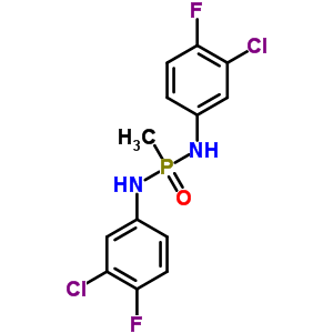 N,n’-di(3-chloro-4-fluorophenyl)methylphosphonic diamideStructure,647824-32-6Structure N,n’-di(3-chloro-4-fluorophenyl)methylphosphonic diamide Structure,647824-32-6Structure