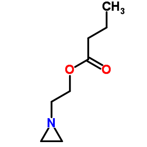 Butanoic acid,2-(1-aziridinyl)ethyl esterStructure,6498-80-2Structure Butanoic acid,2-(1-aziridinyl)ethyl ester Structure,6498-80-2Structure