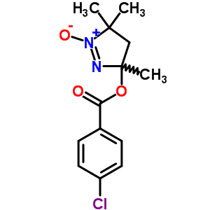 (3,5,5-Trimethyl-1-oxido-4h-pyrazol-3-yl) 4-chlorobenzoateStructure,65441-86-3Structure (3,5,5-Trimethyl-1-oxido-4h-pyrazol-3-yl) 4-chlorobenzoate Structure,65441-86-3Structure