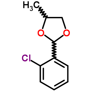 2-(2-Chlorophenyl)-4-methyl-1,3-dioxolaneStructure,6565-32-8Structure 2-(2-Chlorophenyl)-4-methyl-1,3-dioxolane Structure,6565-32-8Structure