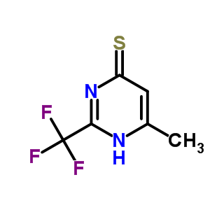 6-Methyl-2-(trifluoromethyl)-1h-pyrimidine-4-thioneStructure,657-50-1Structure 6-Methyl-2-(trifluoromethyl)-1h-pyrimidine-4-thione Structure,657-50-1Structure