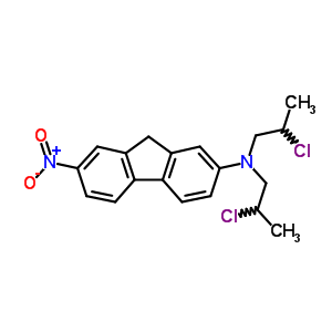 N,n-bis(2-chloropropyl)-7-nitro-9h-fluoren-2-amineStructure,6583-94-4Structure N,n-bis(2-chloropropyl)-7-nitro-9h-fluoren-2-amine Structure,6583-94-4Structure