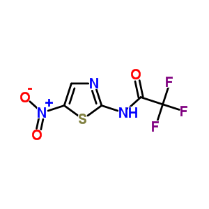 Acetamide,2,2,2-trifluoro-n-(5-nitro-2-thiazolyl)-Structure,659-13-2Structure Acetamide,2,2,2-trifluoro-n-(5-nitro-2-thiazolyl)- Structure,659-13-2Structure