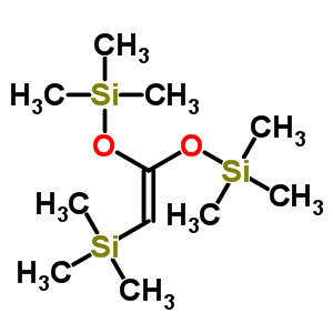 1,1-Bis(trimethylsilyloxy)-2-trimethylsilyletheneStructure,65946-59-0Structure 1,1-Bis(trimethylsilyloxy)-2-trimethylsilylethene Structure,65946-59-0Structure