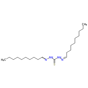 1,3-Bis(decylideneamino)thioureaStructure,6623-30-9Structure 1,3-Bis(decylideneamino)thiourea Structure,6623-30-9Structure
